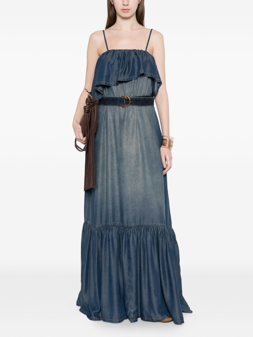 Pinko Dresses - Denim medio-scuro | 1138da1606767bdc2b36c57fe3f56abf191b1073