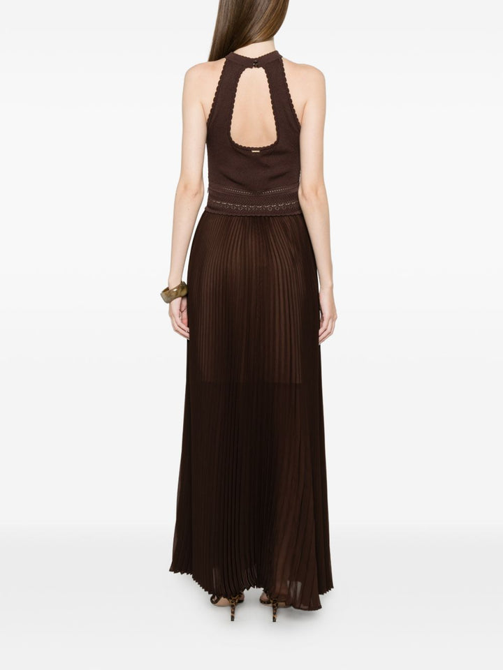 Twin-Set Dresses - Coffee liquer | 7e23f5aec3258bd8c94a4bd5e7f9efcab4199f71