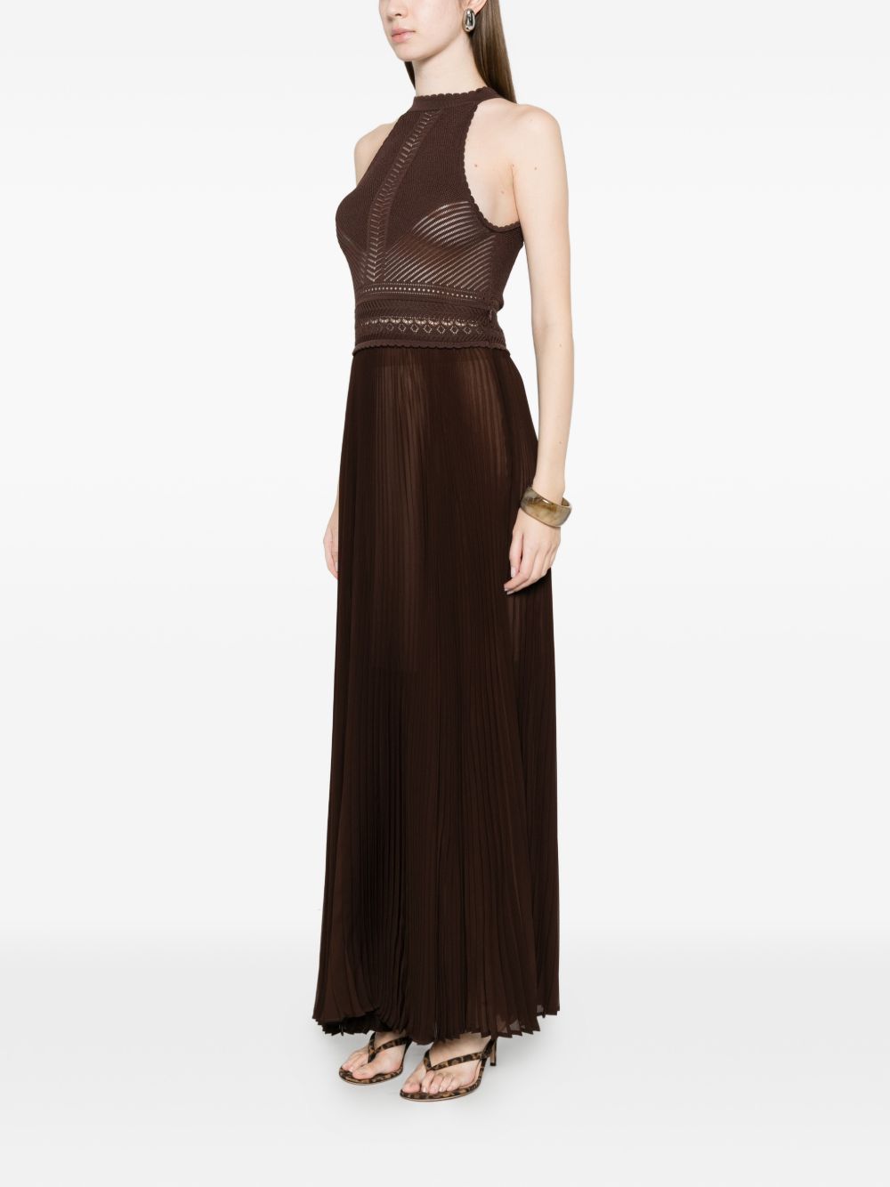 Twin-Set Dresses - Coffee liquer | d5597b5a559a655aaecb5f7dba6701c99d4cb276