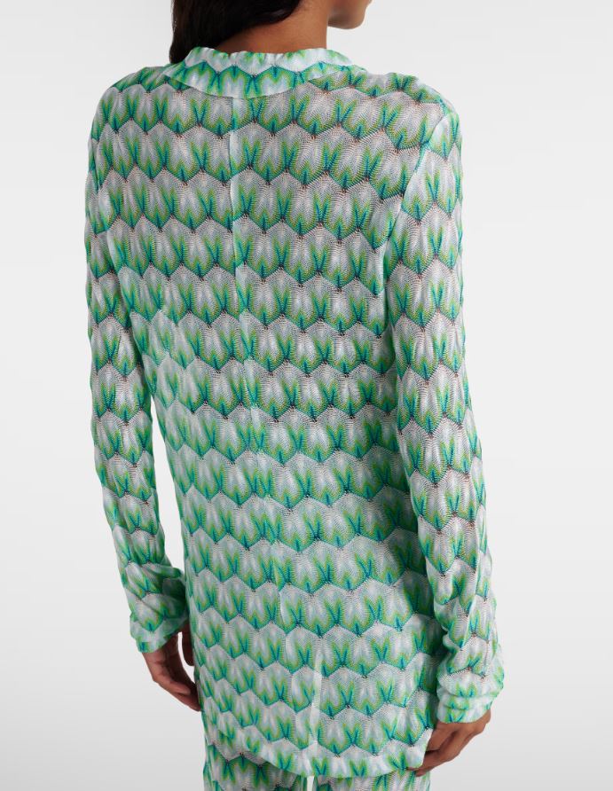 Missoni Top - Blue and green | 33c3632304b68477ef2d7082c926b514cda2ca2b