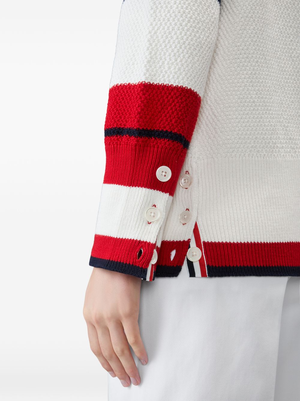 Thom Browne Sweaters - Chiari e Naturali | 4076685372385e4749af709fdbd60a2949dd6796