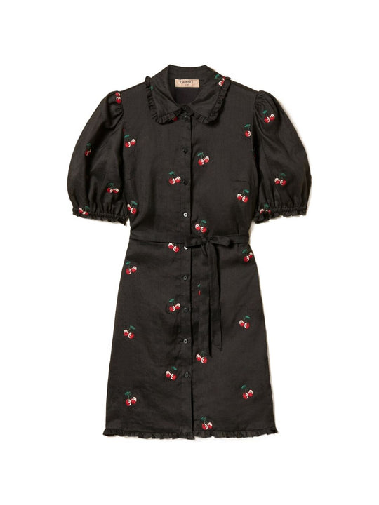 Dresses Black/Cherries Red