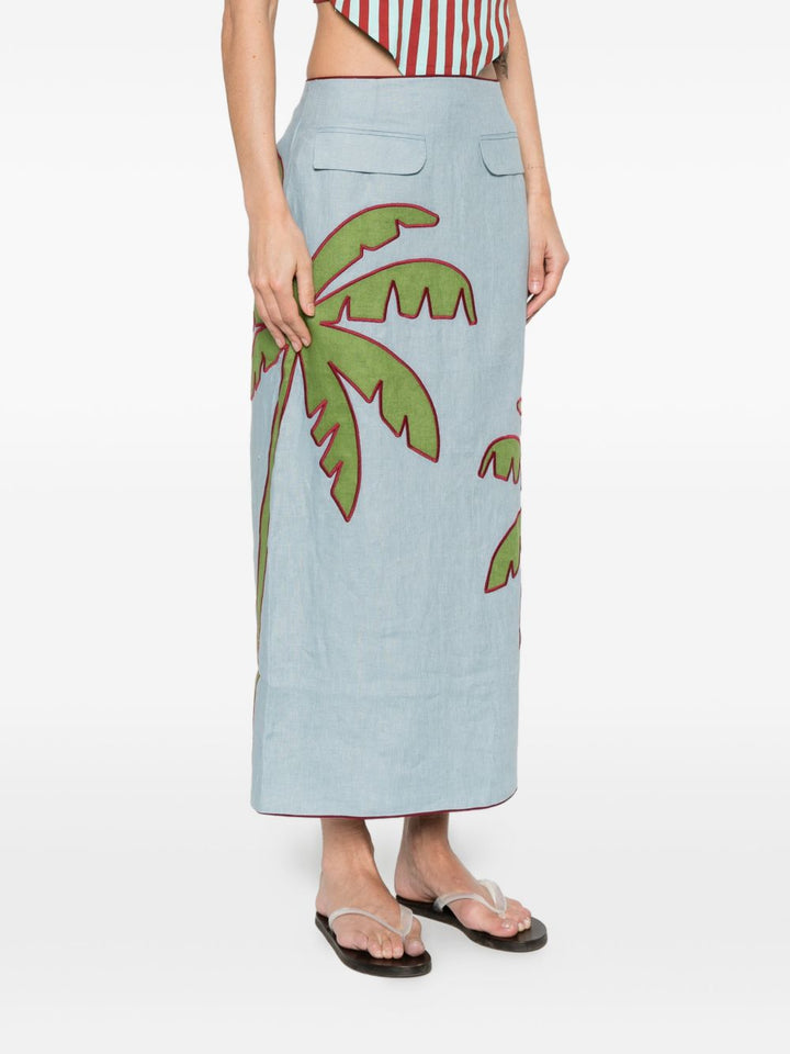 Farm Rio Skirts - Blue and green | 870bb64c84715b538bb1c56a9da29669abc6555a