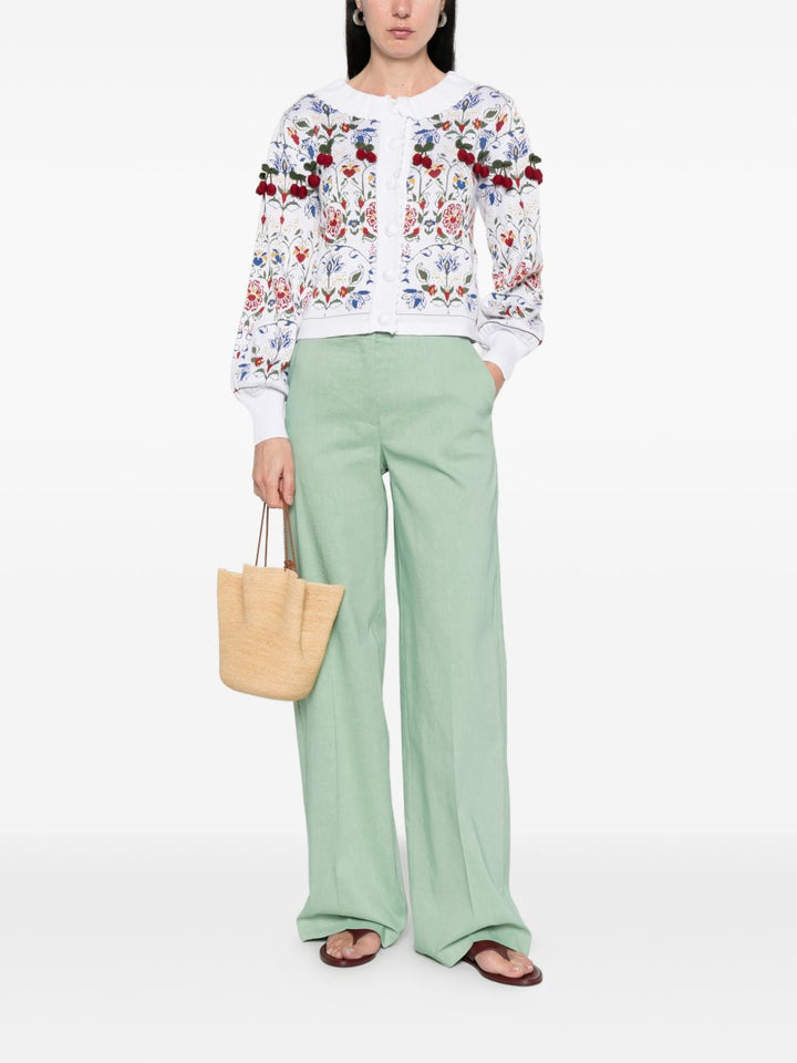 Pinko Trousers - Blue and green | 119283bd7854975697c1a00a97ae41f076dd7bb3