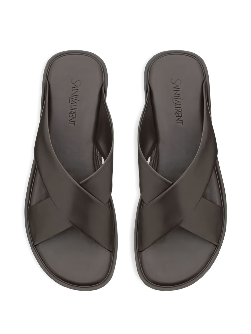 Saint Laurent Flat shoes - Harris eagle brown | 7b92171a3d8ae148027924278432d2abf0fef051