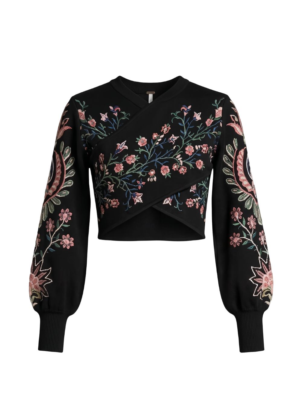 Farm Rio Top - Blacks and greys | bf5ca696d622496a0ebcfdfb014306aa4d40b544