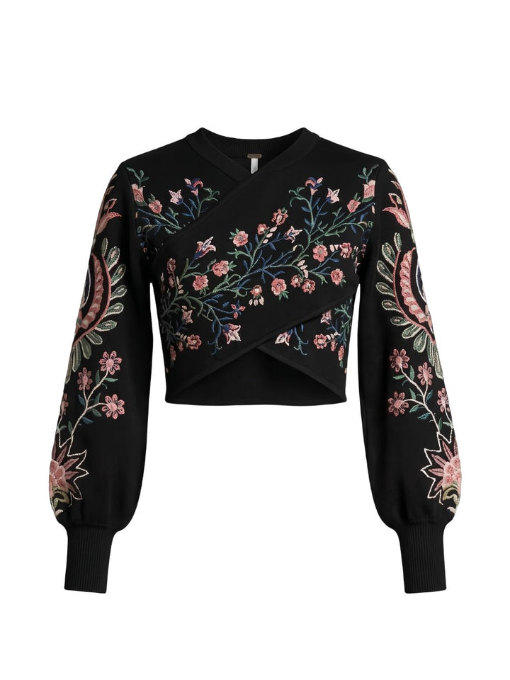 Farm Rio Top - Blacks and greys | bf5ca696d622496a0ebcfdfb014306aa4d40b544