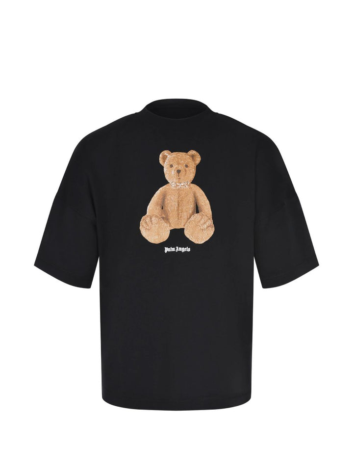 Palm Angels T-shirts and Polos - Black brown | 19294938e03cf2de55c156db8a8dd34df915610c