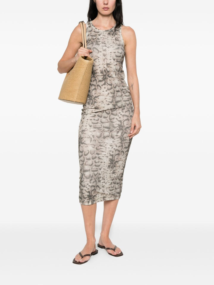 Pinko Dresses - Beige nero | bf958ea2f1c5e0d23e14f660eb58d8b594f0c9eb