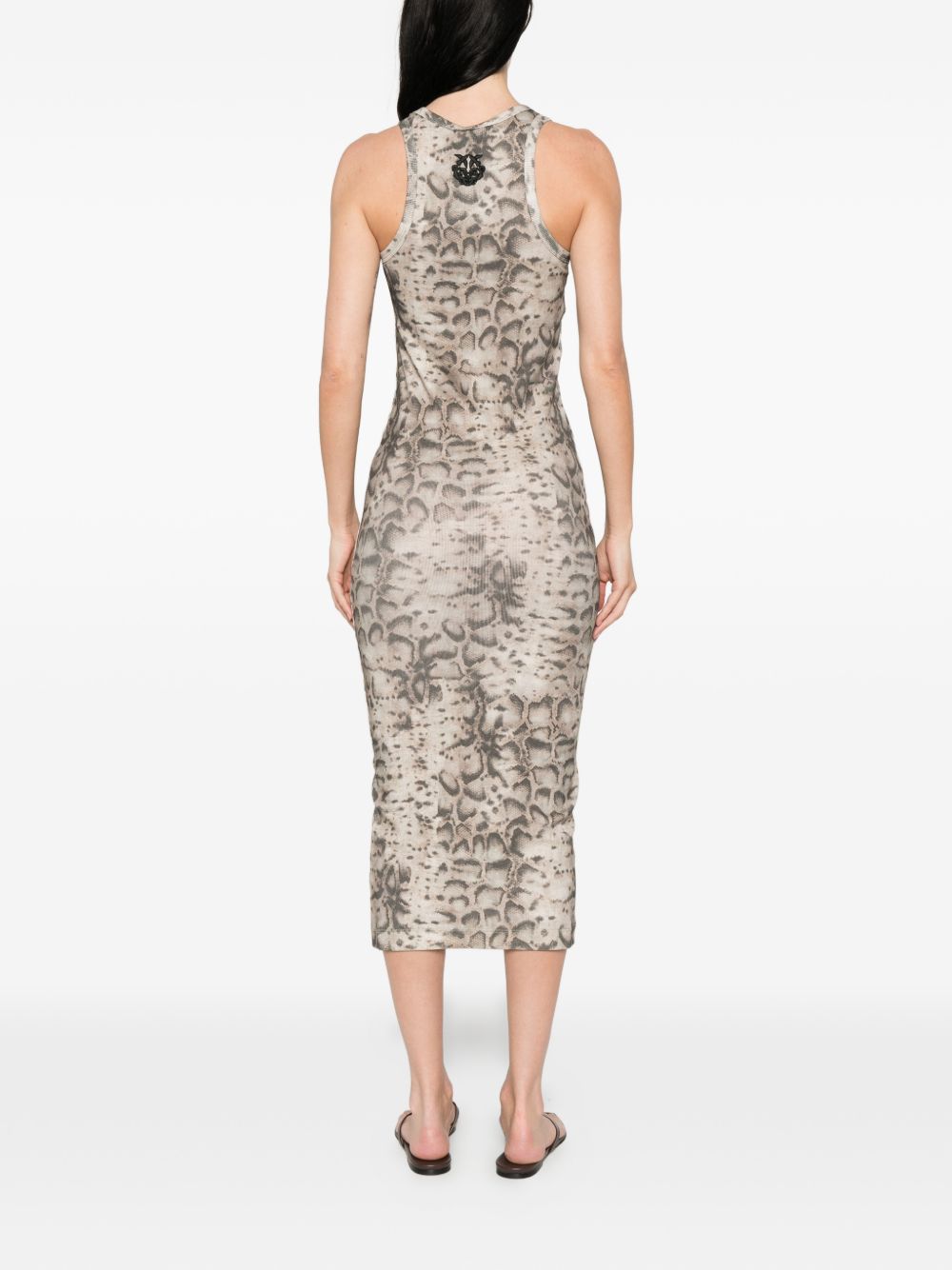 Pinko Dresses - Beige nero | 006a7f84a5035de876c92cf19a9dd051dccdc6e9