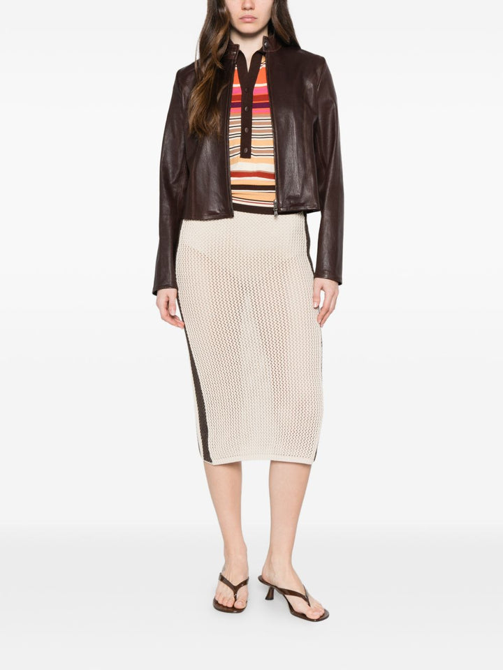 Pinko Skirts - Grigio ostrica | fd8db6923bcfd6754f267e4afcbd522426ad9229