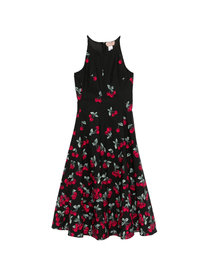 Twin-Set Dresses - Cherries degrade'/blk red | e8b90fa70214ad519b817cf1b71bb9e199d1ab51
