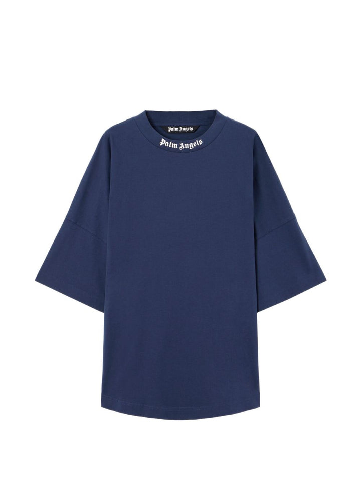 Palm Angels T-shirts and Polos - Blue off white | 0b21f16ffa0d89dbfad5471c082c9ee2eb11d5b6