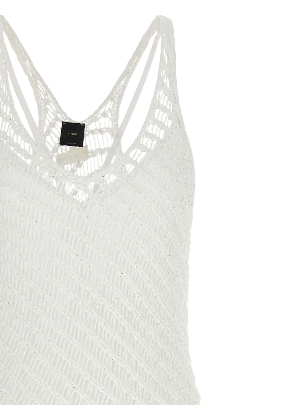 Pinko Dresses - Bianco silver | 3e6990dd501ea10ea214dbd4c859cb47cb7b4c28