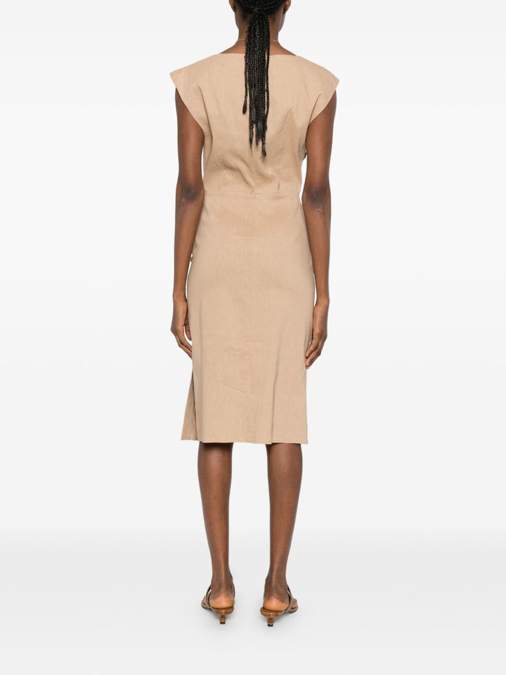 Pinko Dresses - Beige chantilly | ea3aadcf9ce518246be60251e2d7278a1724d628