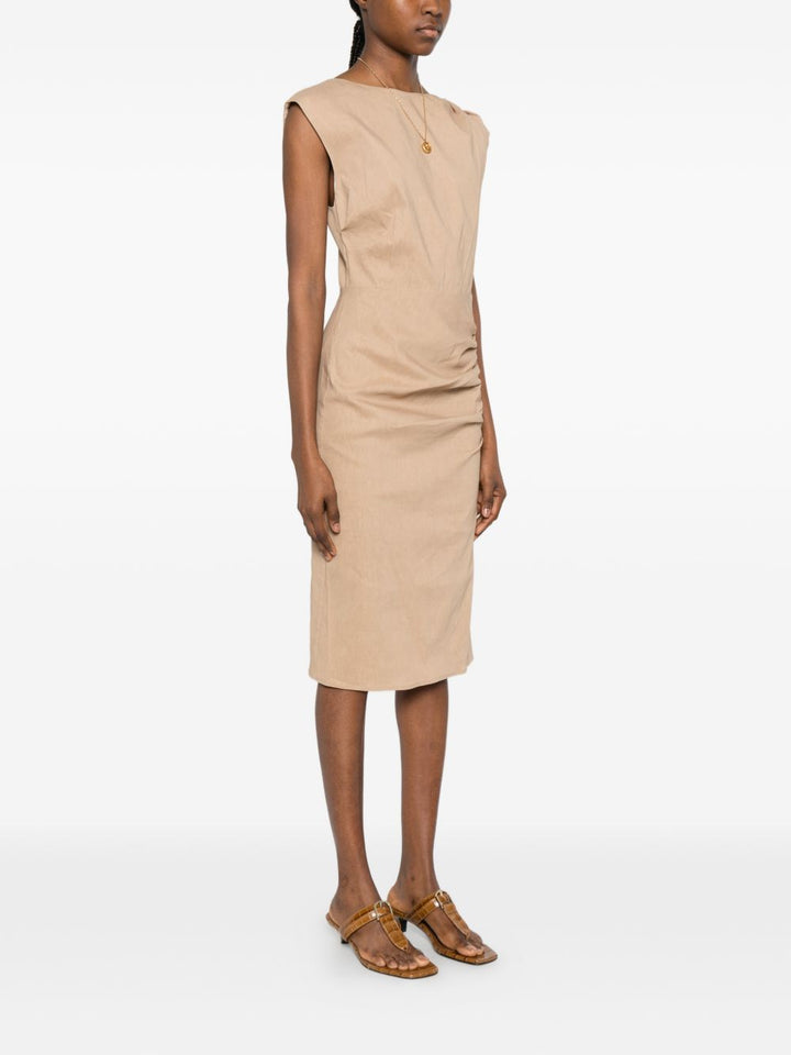 Pinko Dresses - Beige chantilly | 6cae749a309e6592a9df8a2cb84e83a6bdd6036d