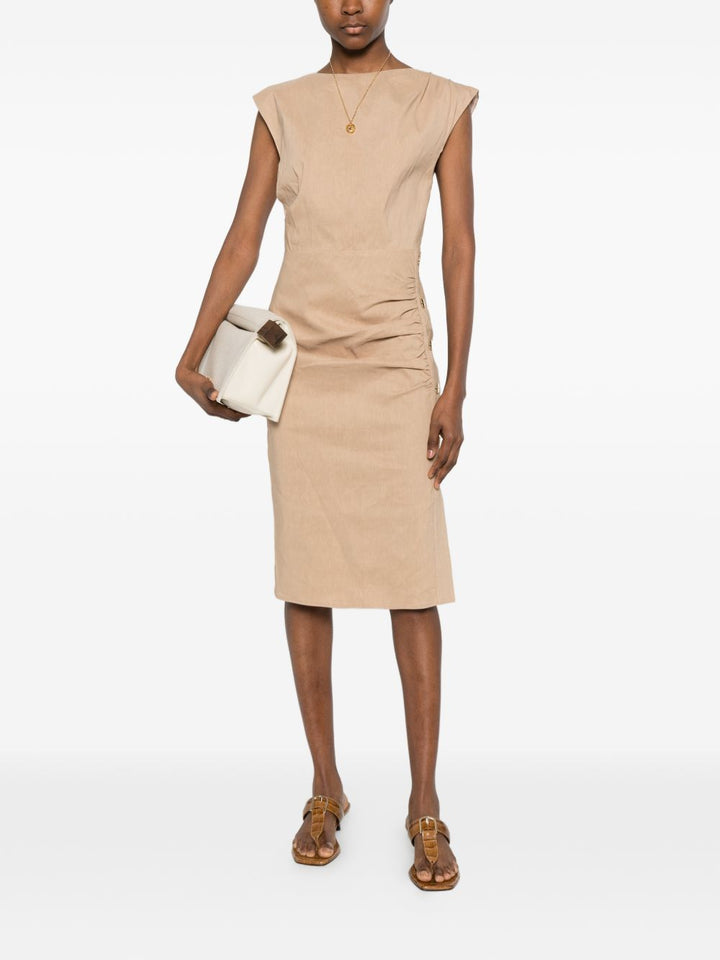 Pinko Dresses - Beige chantilly | 594b328f44bddcfe2d397f3b2146b83125c526b9