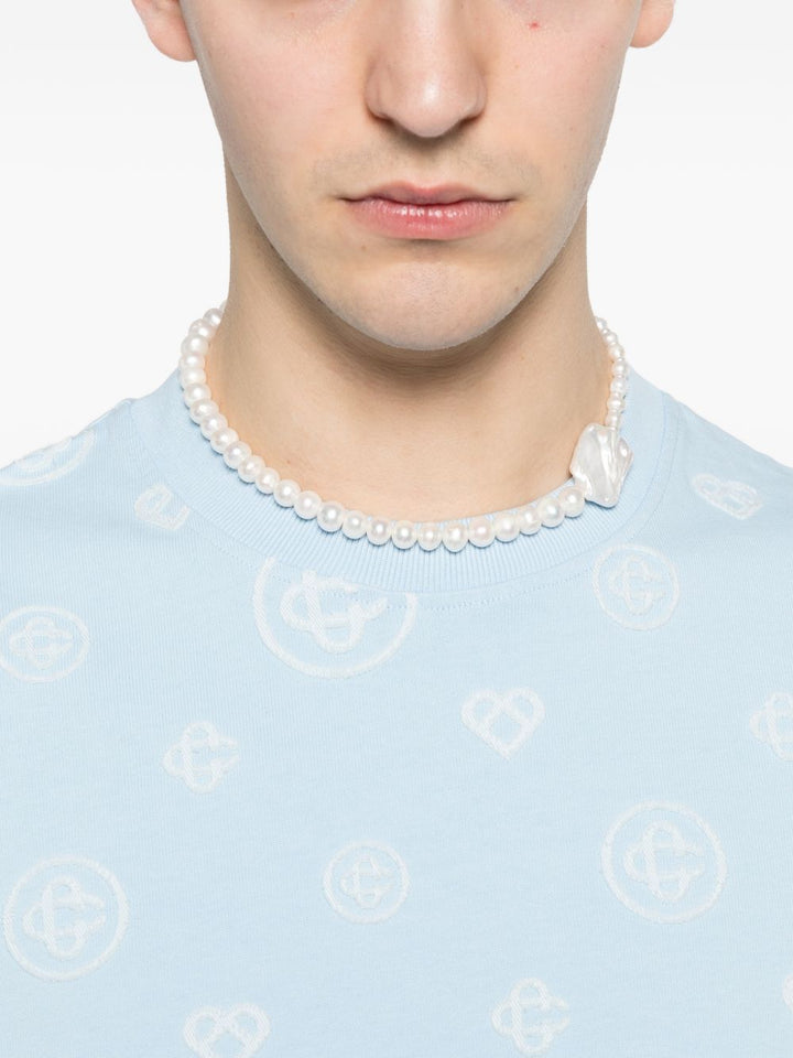 Casablanca T-shirts and Polos - Azzurre | aa91fd6f8543389f36aa2215fb39bb04efb8c700