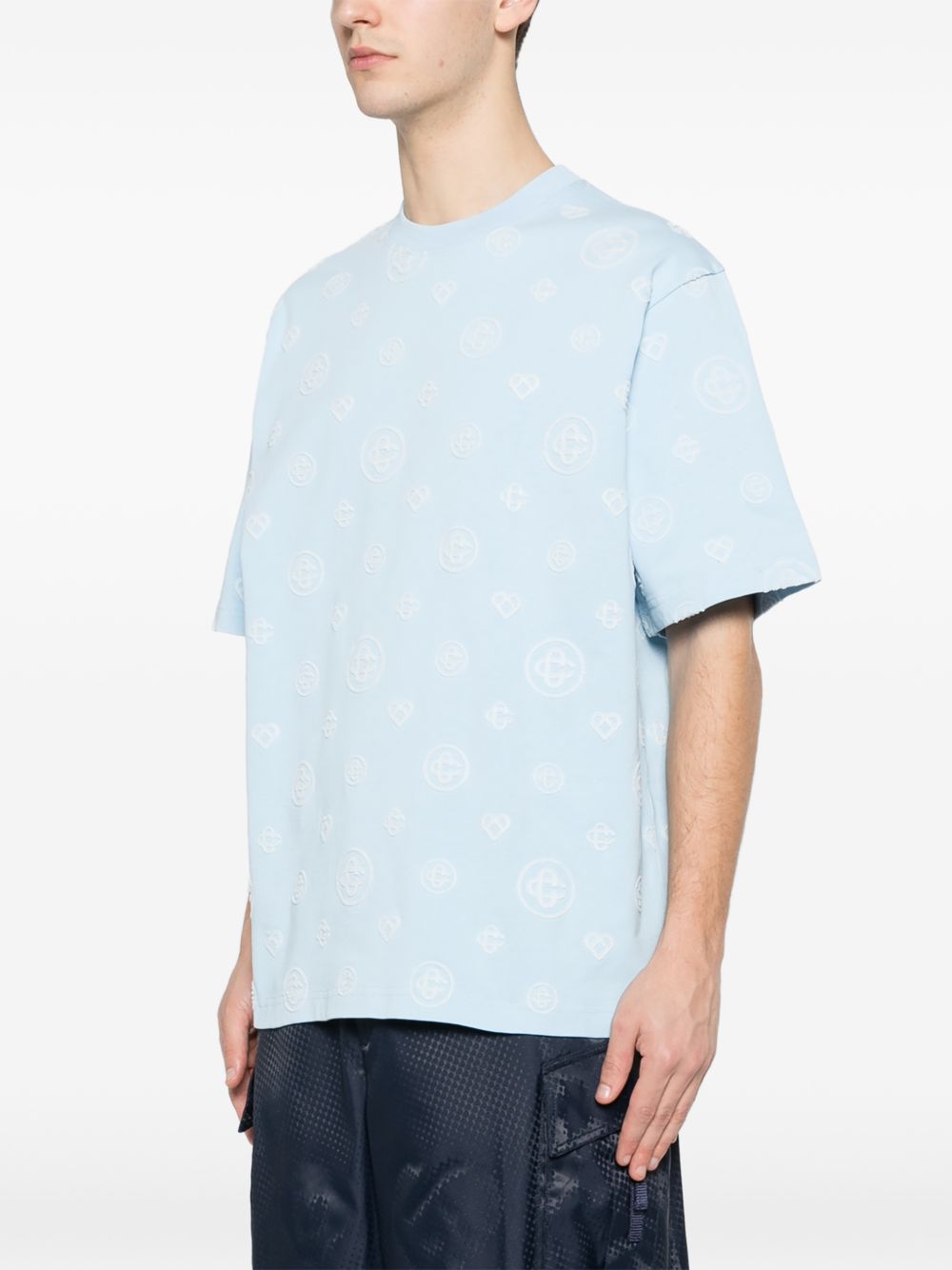 Casablanca T-shirts and Polos - Azzurre | 5d1f19f23664b37a0da9f65fbaa5a1ee985d8da8