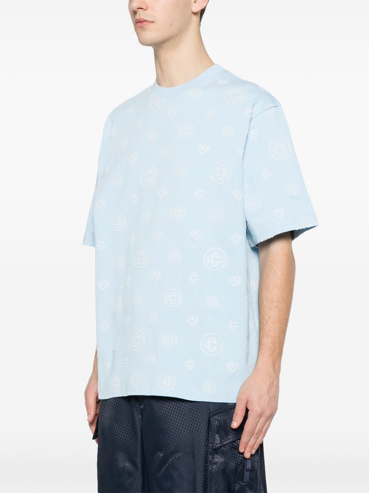 Casablanca T-shirts and Polos - Azzurre | 5d1f19f23664b37a0da9f65fbaa5a1ee985d8da8