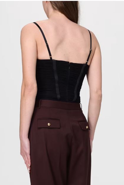 Elisabetta Franchi Top - Neri e Grigi | 683f5c933890a5e9b65a4fdbce3f252d5ea8b00c