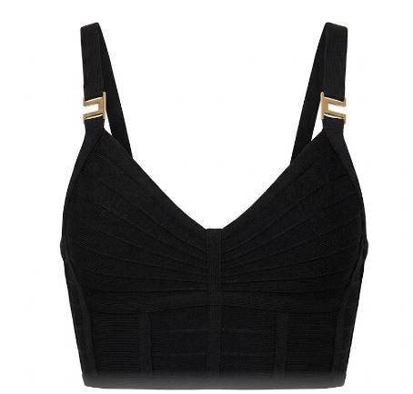 Elisabetta Franchi Top - Neri e Grigi | e41c18435d90853d771a16916946bed89b43b359
