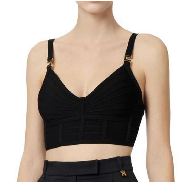 Elisabetta Franchi Top - Neri e Grigi | 16065c6fb7e4fcbc07a52256e30654d8f92e5319