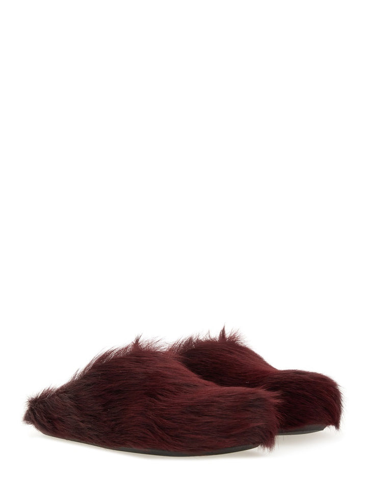 Marni Sandals - Burgundy | Wanan Luxury