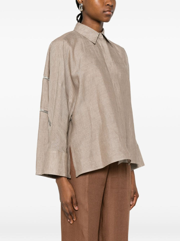 Fabiana Filippi Shirts - Marroni | 97435edbda784aa4f0a61ca829ef0400b973dd0f