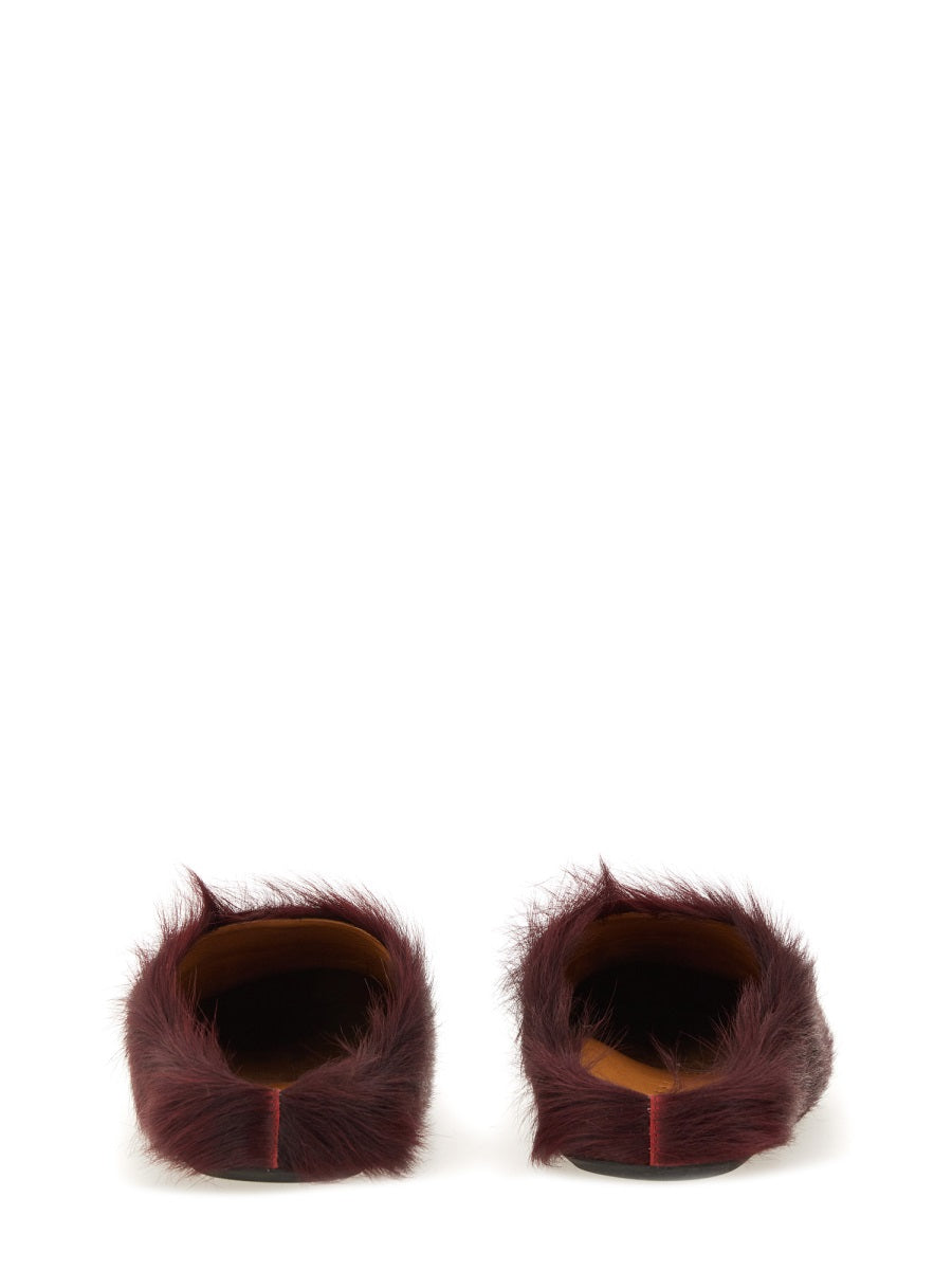 Marni Sandals - Burgundy | Wanan Luxury