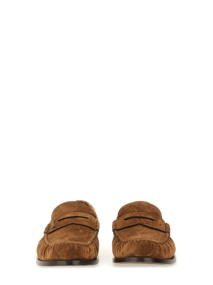 Saint Laurent Loafers - Brown | Wanan Luxury