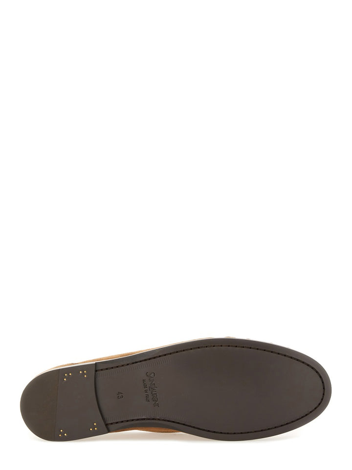 Saint Laurent Loafers - Brown | Wanan Luxury