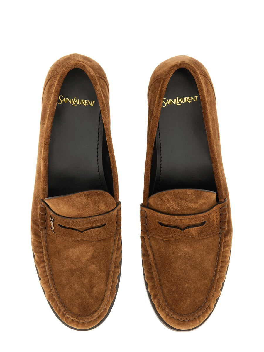 Saint Laurent Loafers - Brown | Wanan Luxury