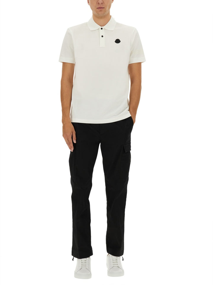 Moncler Polo - White | Wanan Luxury