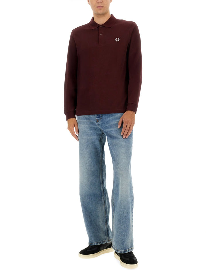 Fred Perry Polo - Bordeaux | b8020a53017e2c6c9e154d313fe87b03af24f166