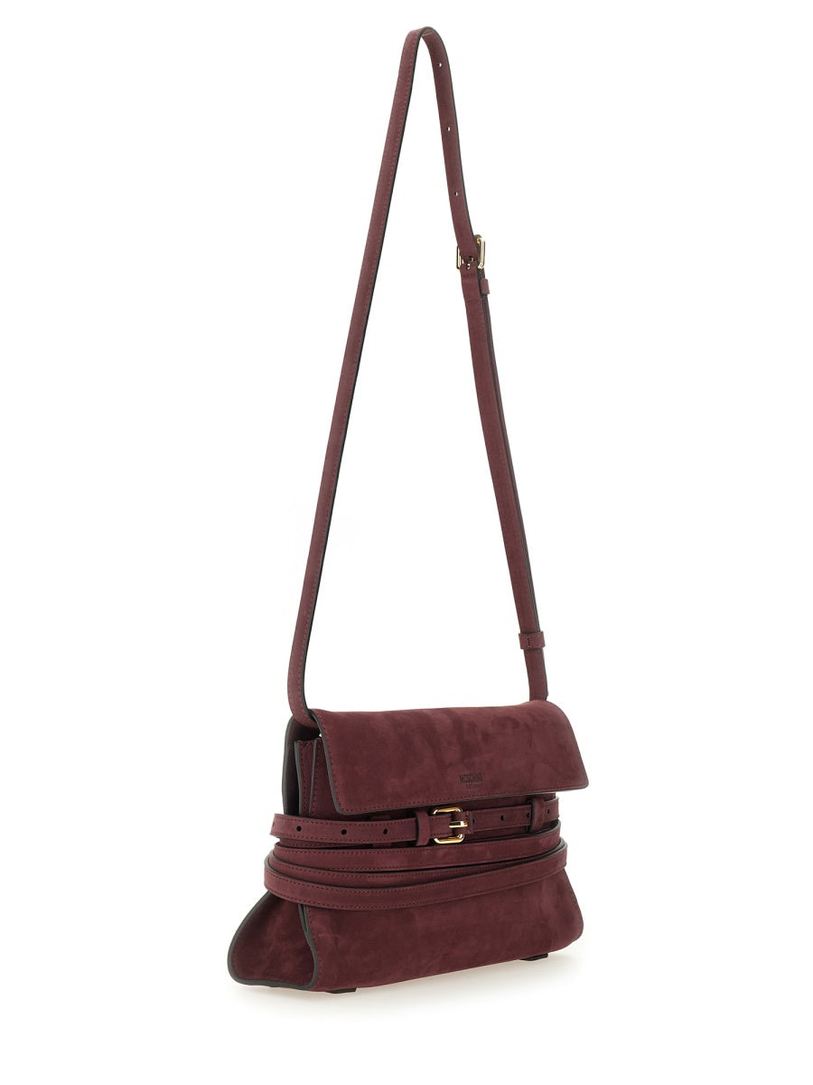 Moschino Shoulder Bags - Burgundy | Wanan Luxury