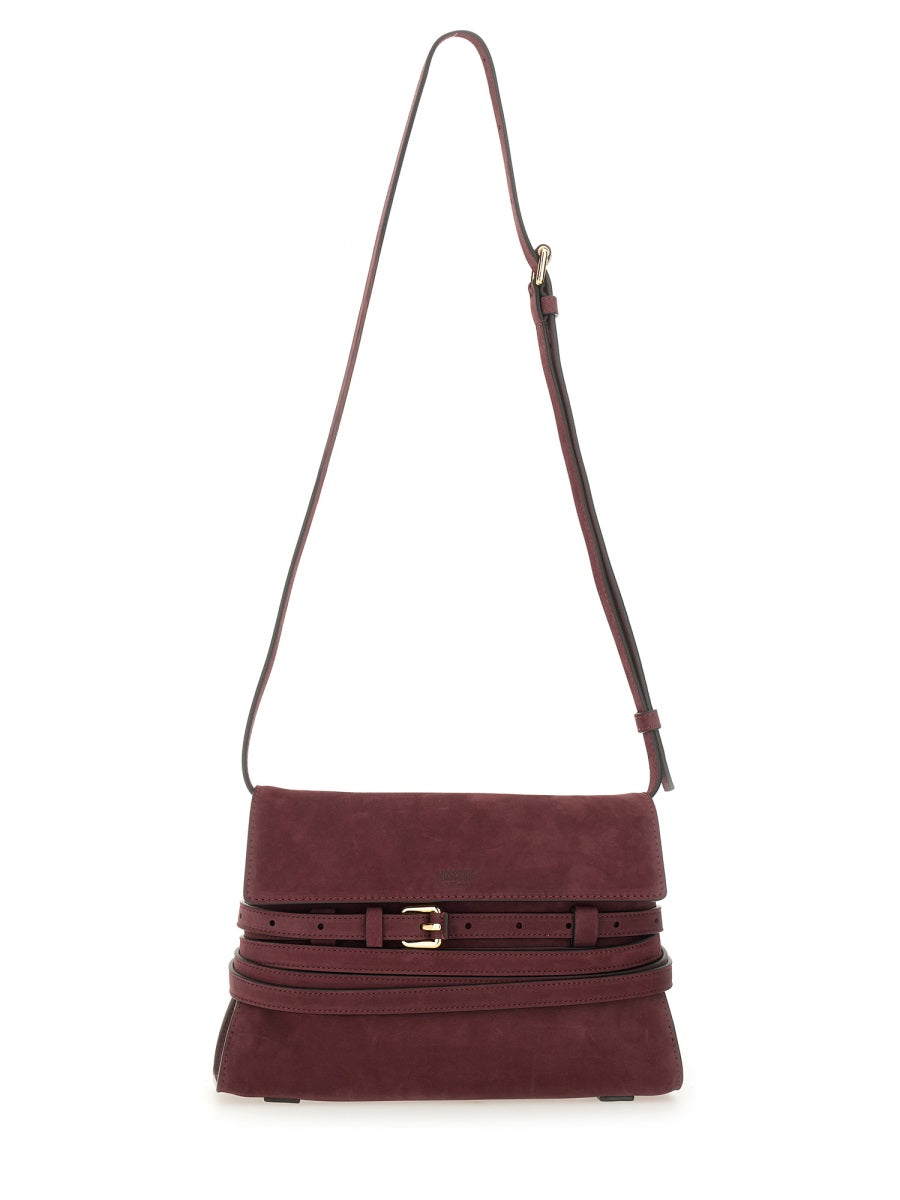 Moschino Shoulder Bags - Burgundy | Wanan Luxury
