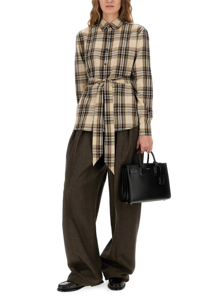 Saint Laurent Shirts - Beige | Wanan Luxury