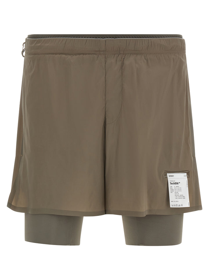 Satisfy Techsilk™ Bermuda and Short - Brown | c7382784fb534acc6de554c74f42f9050d6a19d4