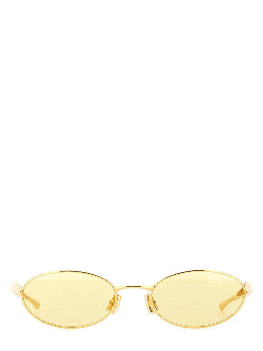 Bottega Veneta Sunglasses - Gold | Wanan Luxury