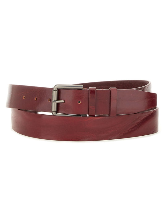 Long Leather Belt