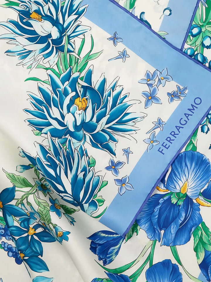 Ferragamo Foulards - Blue | aad40520b35ae55d7903ab2e66319ba5b7cd7f3a