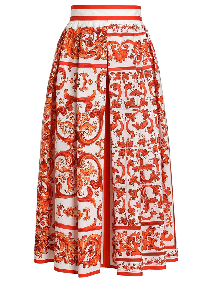 Dolce & Gabbana Midi skirts - Yellow & Orange | 99f74838d7fcce37106c3e05ca1af7c947f97967