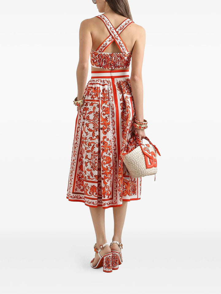 Dolce & Gabbana Midi skirts - Yellow & Orange | fbb6d3918ee23c47d8558d08a11742f9a77804b2