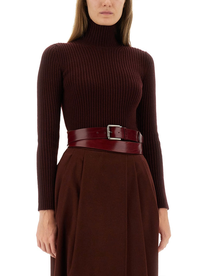 Max Mara Sweaters - Burgundy | Wanan Luxury