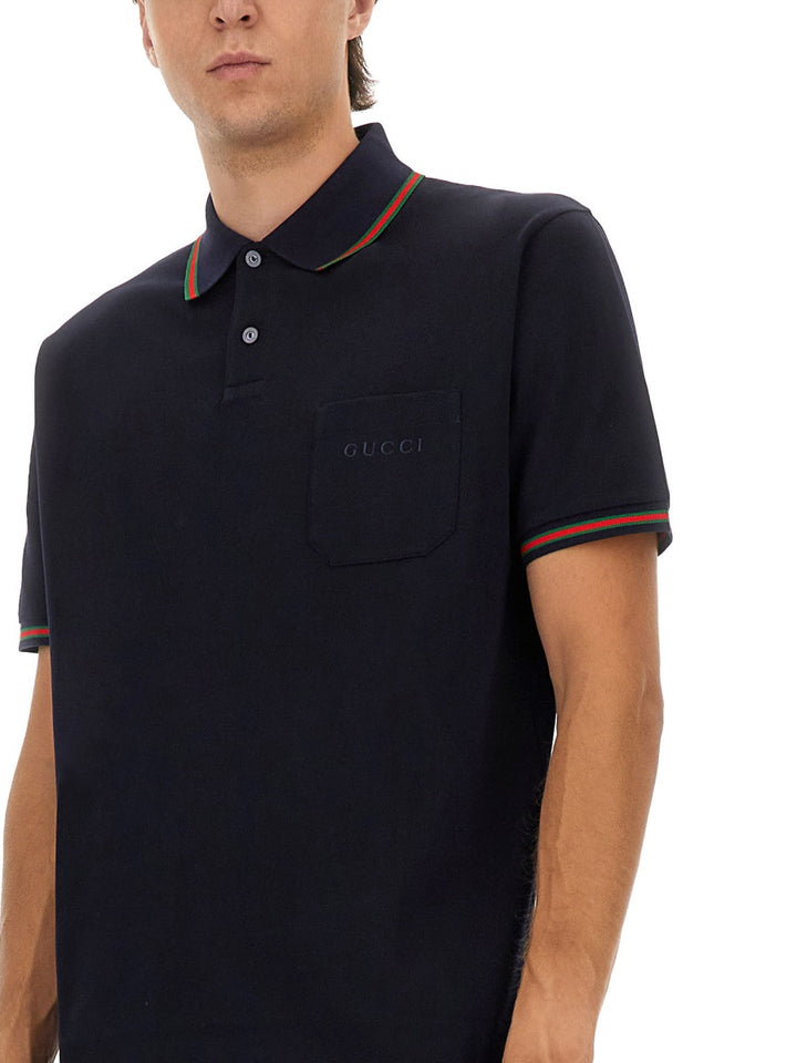 Gucci Polo - Blue | Wanan Luxury