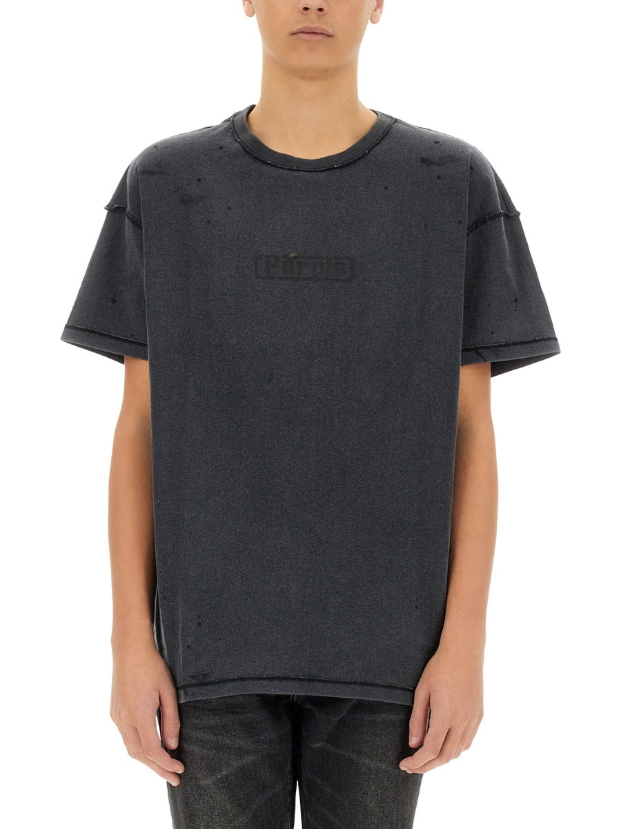 Purple Brand T shirts - Black | 772b4e873657679c5ca637e0ddae223407922f91