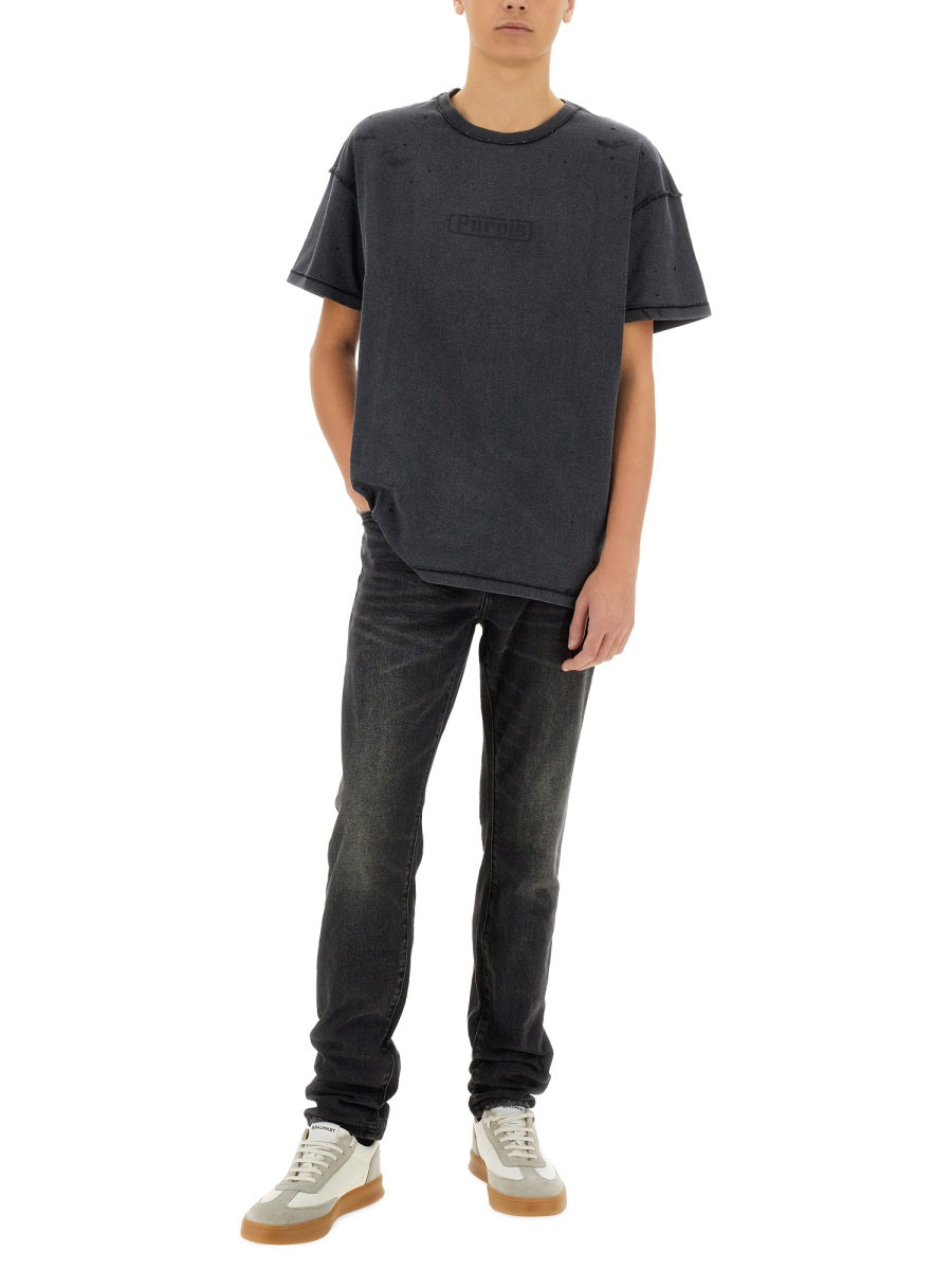 Purple Brand T shirts - Black | 9a325e059086a81188d422d3467b3a1a1e6bdc87