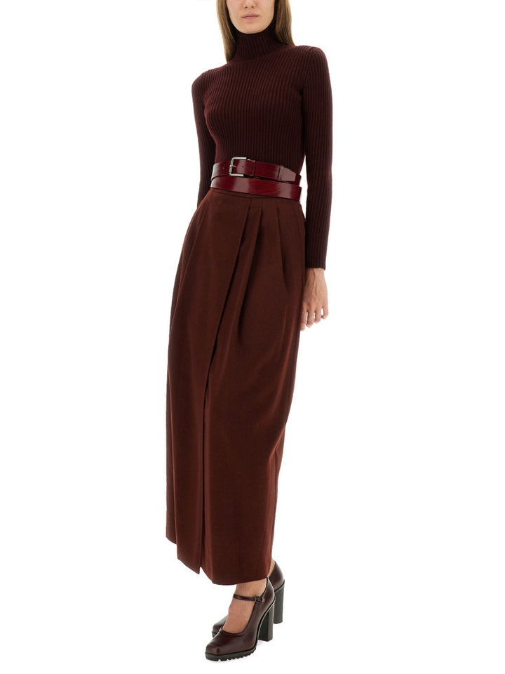 Max Mara Skirts - Burgundy | Wanan Luxury