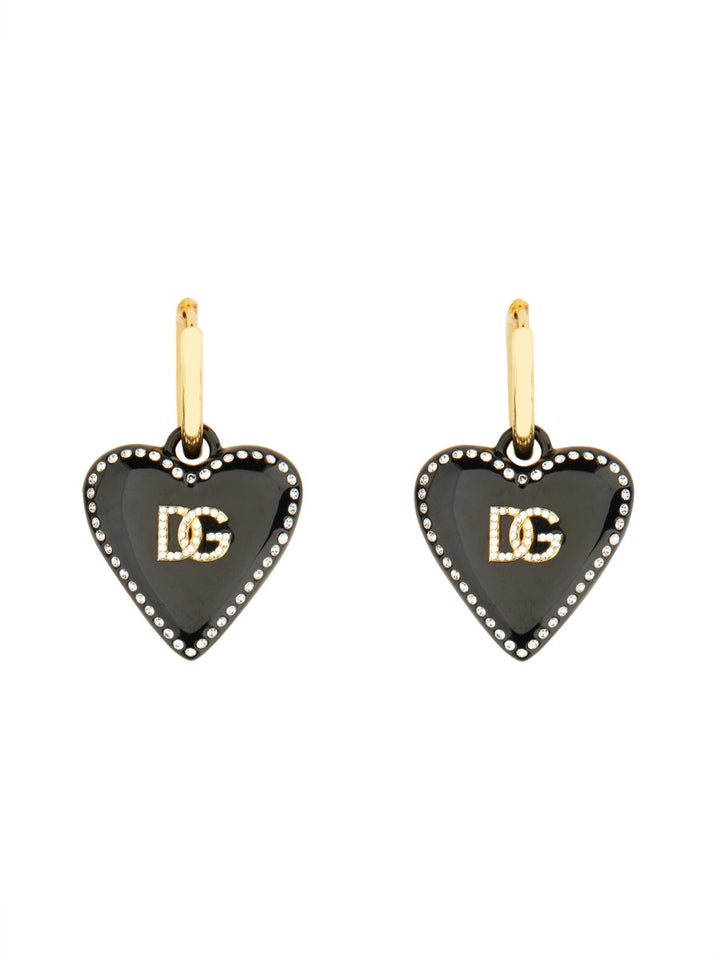 Dolce & Gabbana Earrings - Black | Wanan Luxury